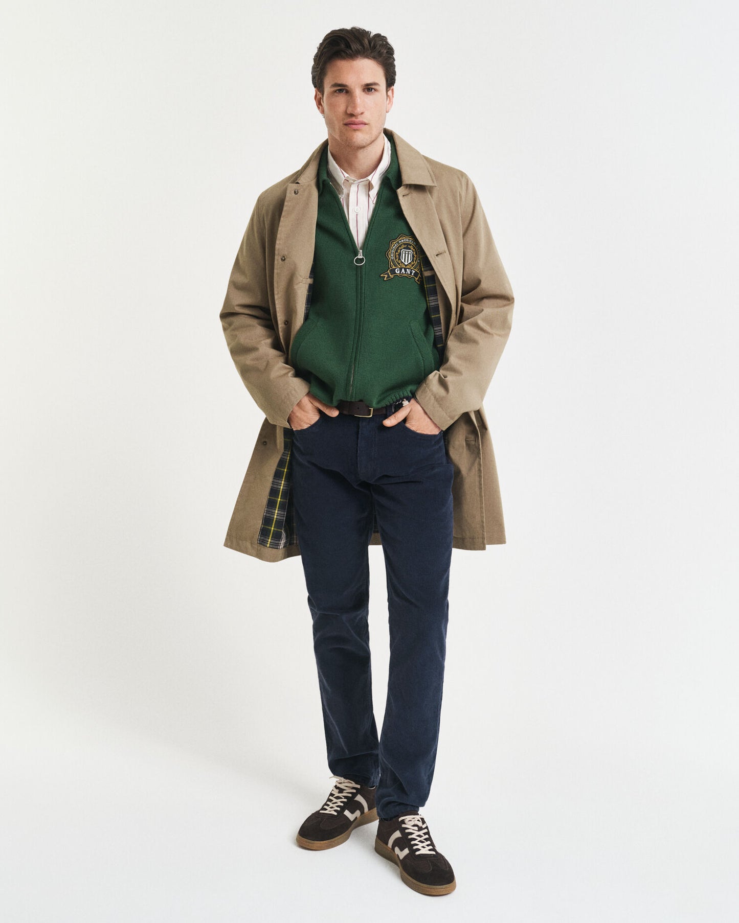Schmal geschnittene Cordjeans