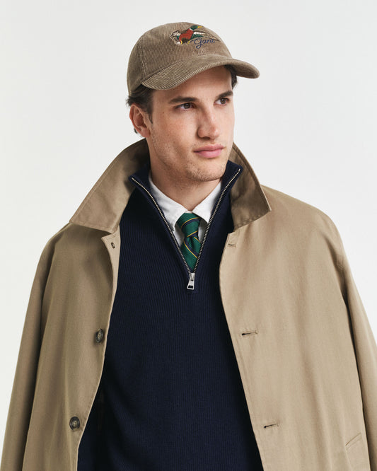 Bestickte Washed Corduroy Cap