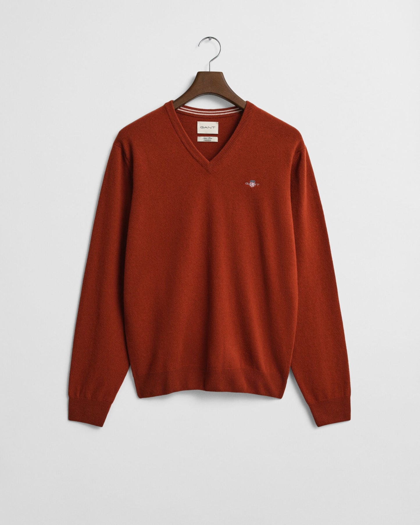 Pull col en V en laine d'agneau superfine