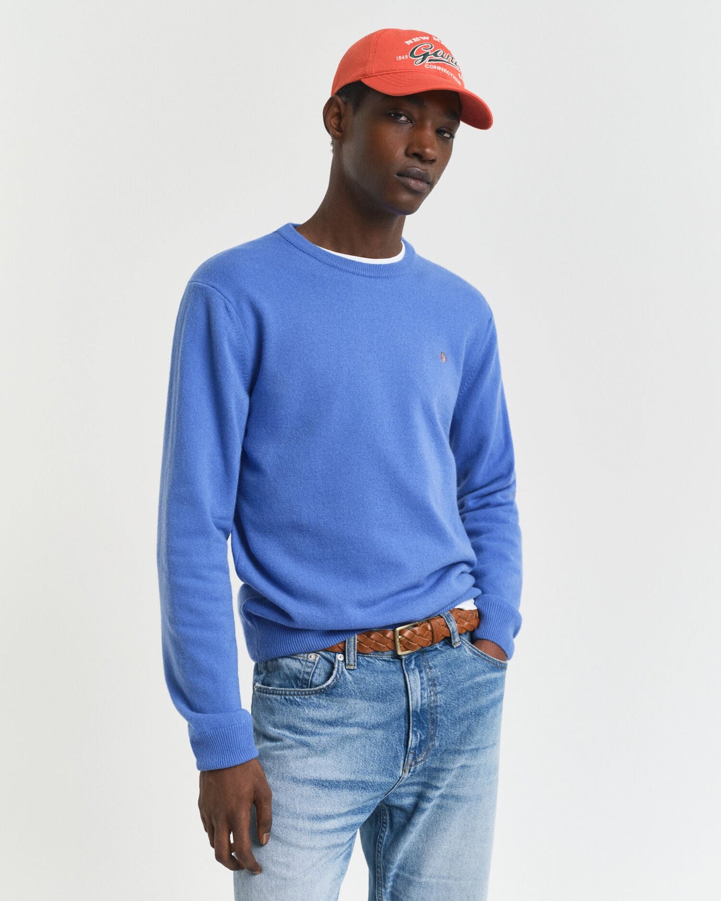 Pull ras du cou en laine d'agneau ultrafine