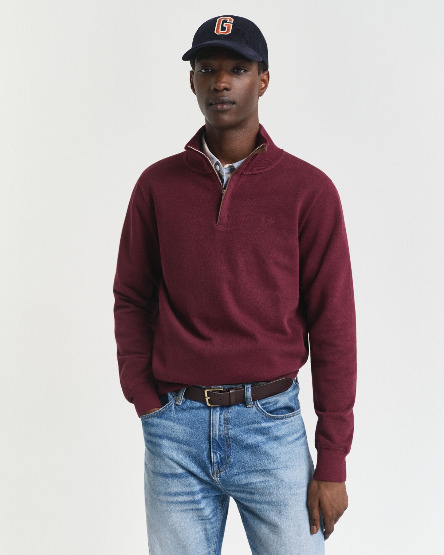 Sweat-shirt Sacker à demi-zip