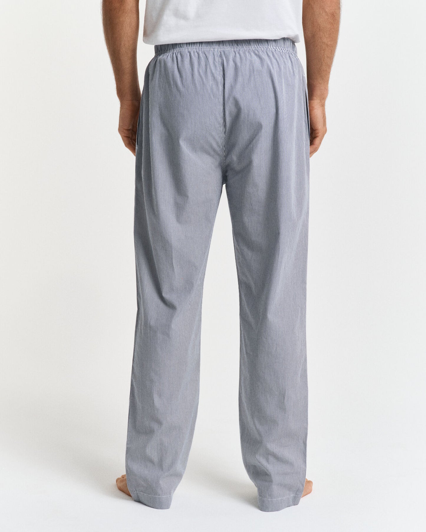 Pantalon de pyjama en popeline rayée