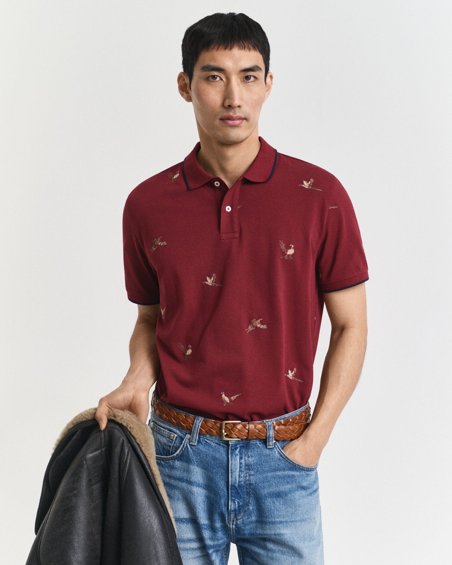 Besticktes Poloshirt