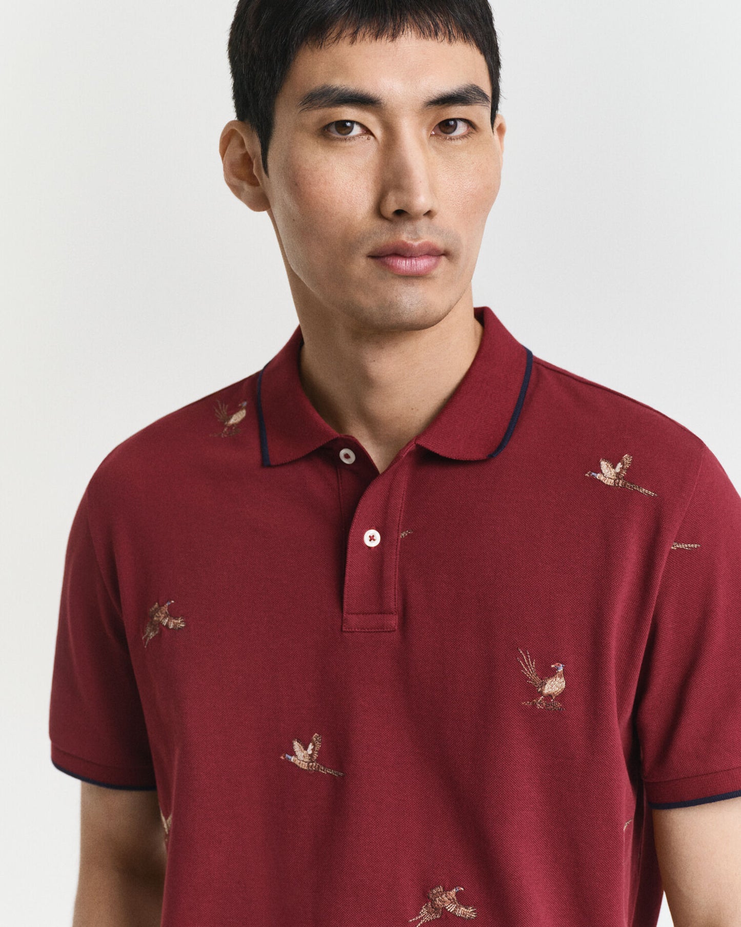 Besticktes Poloshirt