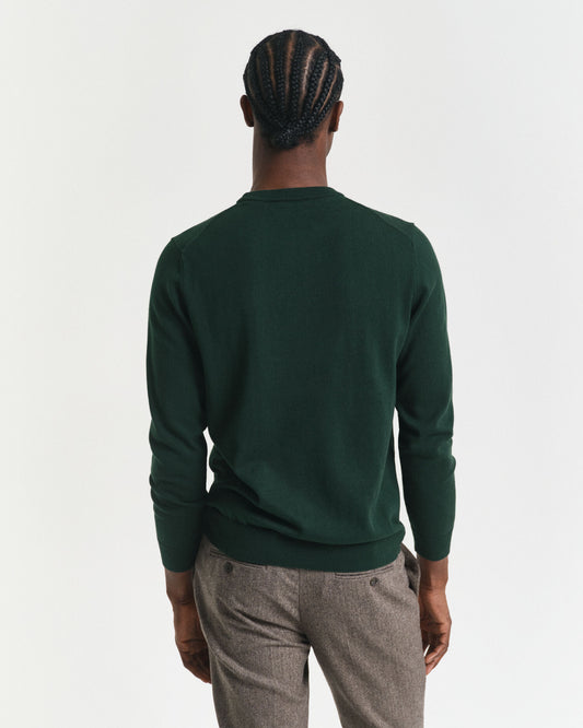 Pull Col Rond en Coton Classique