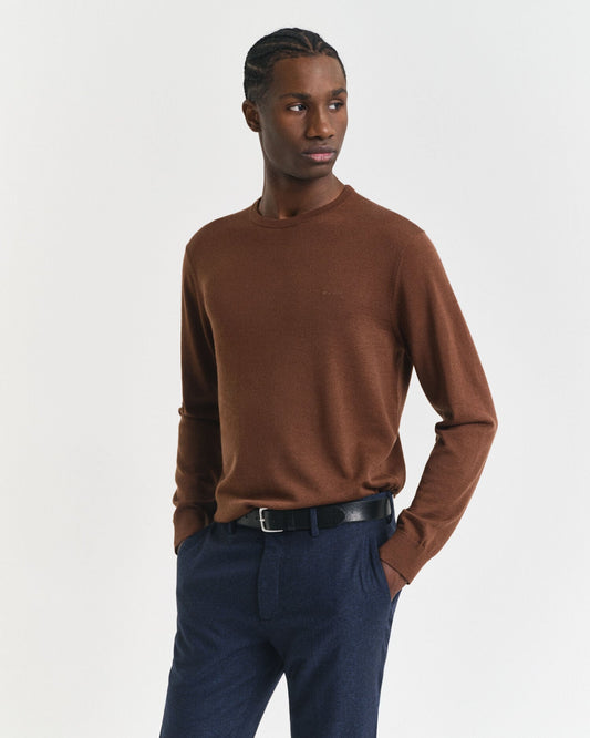 Pull ras du cou en laine Mérinos extra fine