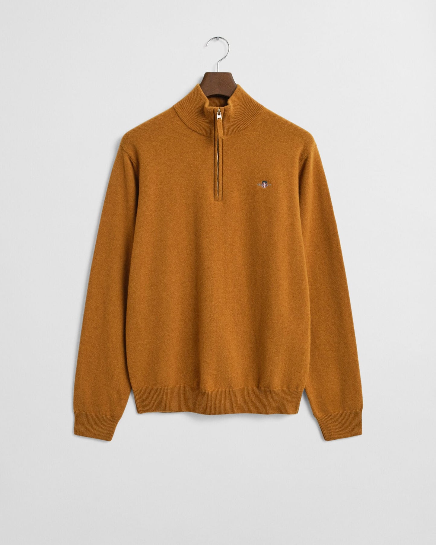 Pull en demi-zip en lambswool superfine