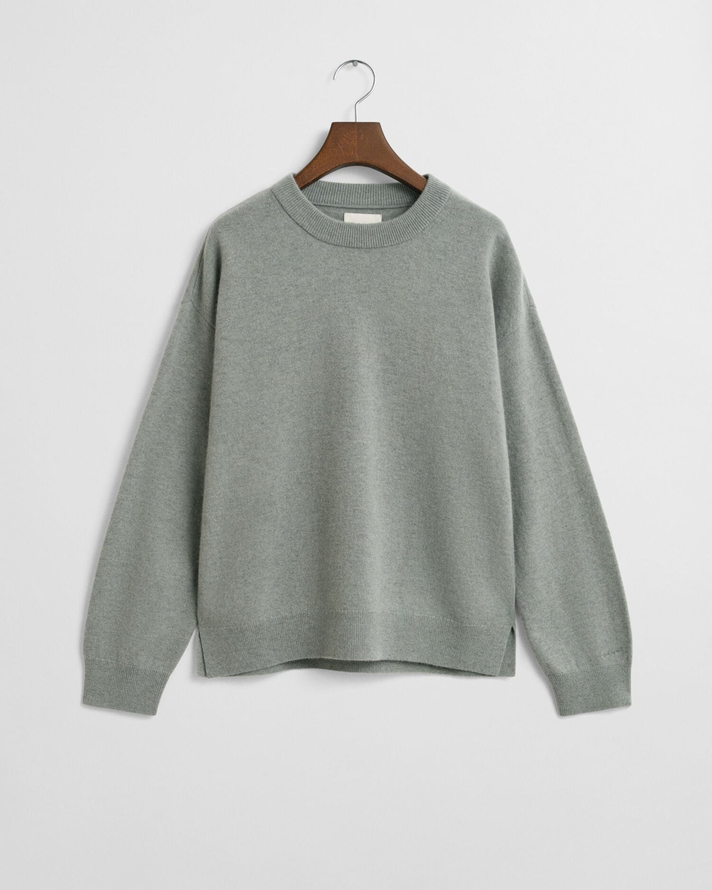 Pullover aus superfeiner Lammwolle mit Rundhalsausschnitt