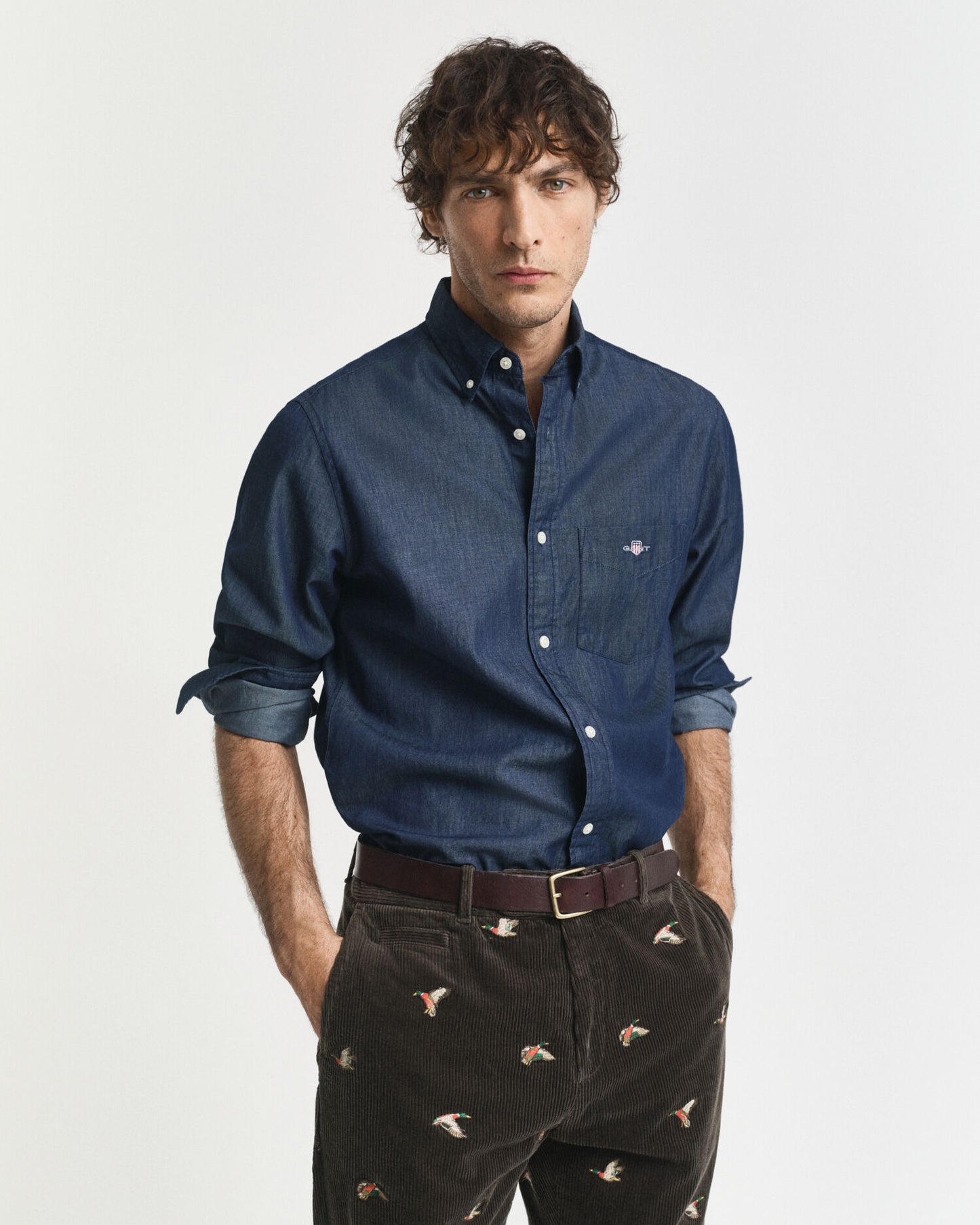 Chemise Regular Fit Indigo