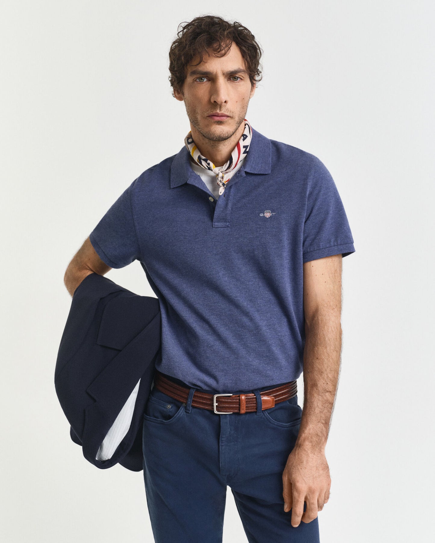 Regular Fit Piqué-Poloshirt mit Wappen