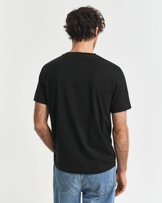 T-Shirt mit gesticktem Archivschild