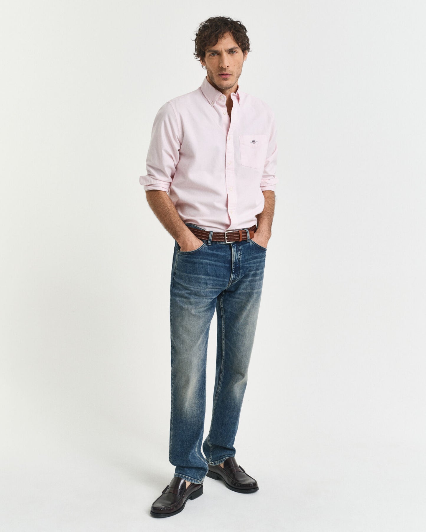 Chemise Oxford classique coupe droite