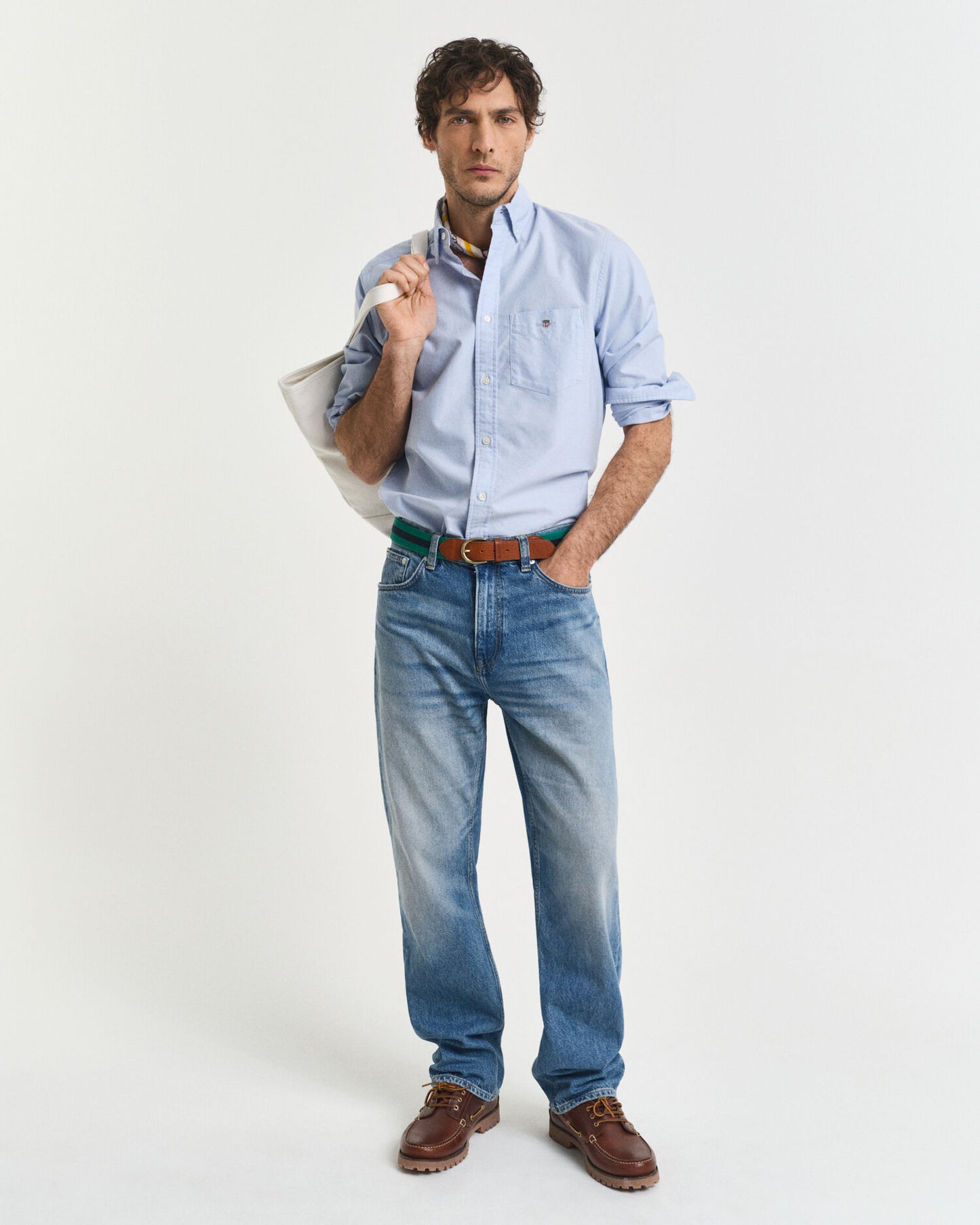 Chemise Oxford classique coupe droite